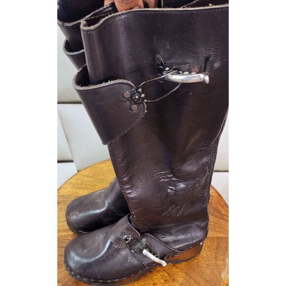 Paysannerie vintage clog boots - Picture 2 of 12